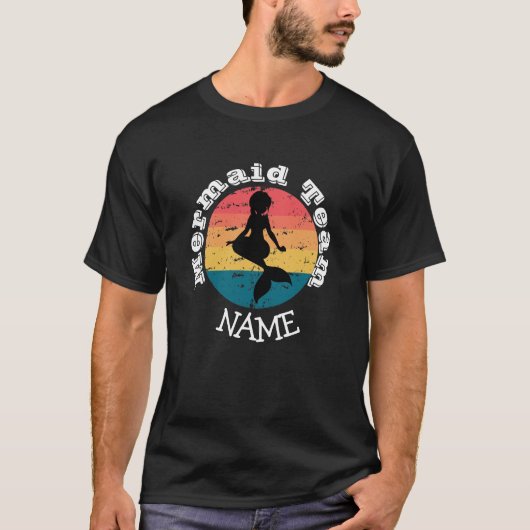 Sunset Mermaid TEAM T-Shirt (Voorkant)