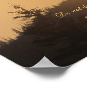 Sunset met Boeddha Poster (Hoek)