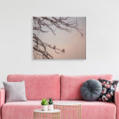 Sunset met de Shrikes Canvas Afdruk (Insitu (Woonkamer))