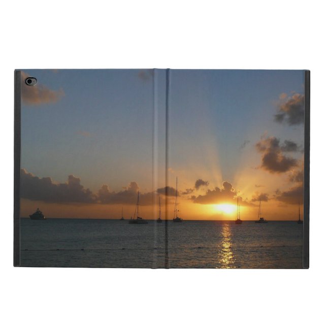 Sunset met Sailships Tropical Landscape Photo (Buitenkant)