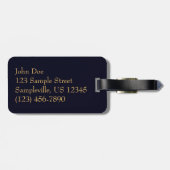 Sunset met Sailships Tropical Landscape Photo Bagagelabel (Achterkant horizontaal)