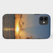 Sunset met Sailships Tropical Landscape Photo Case-Mate iPhone Case (Achterkant (horizontaal))