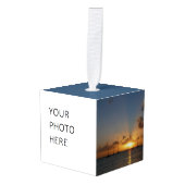 Sunset met Sailships Tropical Landscape Photo Decoratie (Voorkant hoekig)