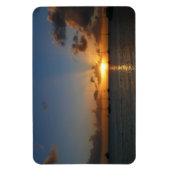 Sunset met Sailships Tropical Landscape Photo Magneet (Verticaal)