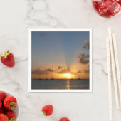 Sunset met Sailships Tropical Landscape Photo Servetten (Insitu)