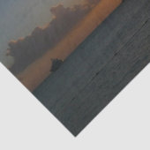 Sunset met Sailships Tropical Landscape Photo Tissuepapier (Detail)