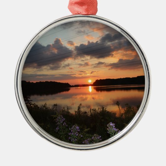 Sunset Metalen Ornament (Voorkant)