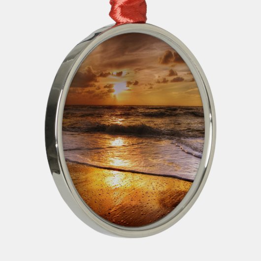 Sunset Metalen Ornament (Rechts)