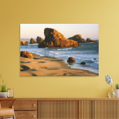 Sunset, Meyers Beach, Oregon, VS Canvas Afdruk (Insitu (Woonkamer))