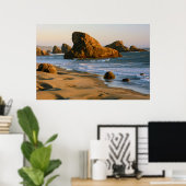 Sunset, Meyers Beach, Oregon, VS Poster (Thuiskantoor)