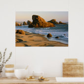 Sunset, Meyers Beach, Oregon, VS Poster (Keuken)