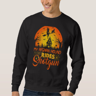 Sunset Mijn Afghan Hound Hondenrit Shotgun Ha Trui