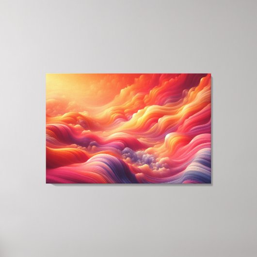 Sunset Mirage Canvas Afdruk (Voorkant)