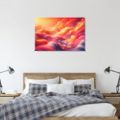 Sunset Mirage Canvas Afdruk (Insitu (Slaapkamer))