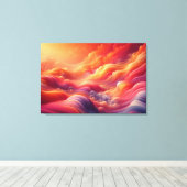 Sunset Mirage Canvas Afdruk (Insitu (Houten vloer))