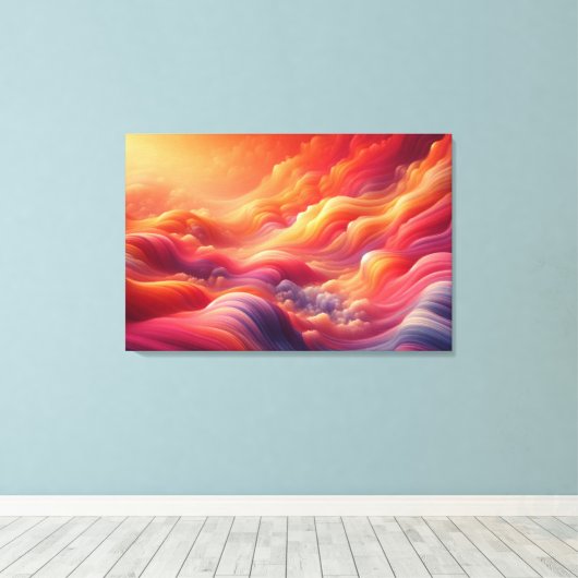 Sunset Mirage Canvas Afdruk (Insitu (Houten vloer))