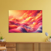 Sunset Mirage Canvas Afdruk (Insitu (Woonkamer))