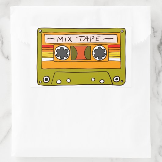 Sunset Mix Tape Sticker (Tas)