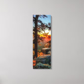 Sunset Mogollon Rim Arizona Pine Trees 12x36 Canvas Afdruk (Voorkant)