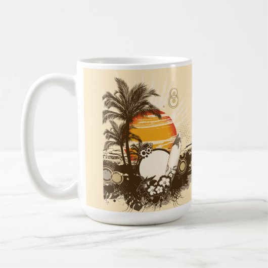 Sunset - Mok, Cup Koffiemok (Links)