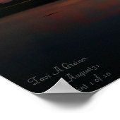 Sunset Moon - Afdruk 1 van 10 Poster (Hoek)