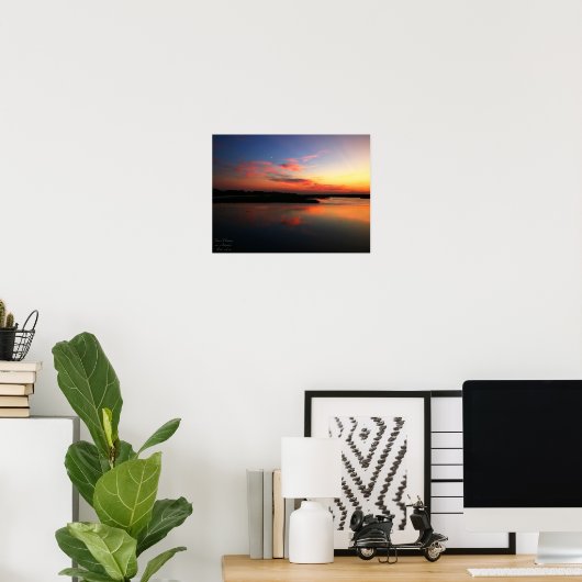 Sunset Moon - Afdruk 1 van 10 Poster (Thuiskantoor)