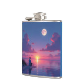 Sunset moonrise caribbean heupfles (Links)