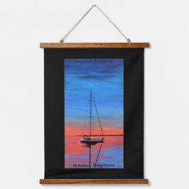Sunset Mooring Hangend Wandkleed