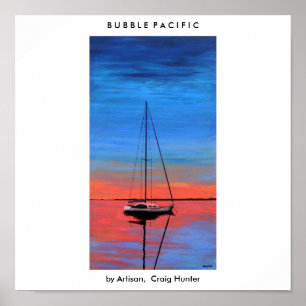 Sunset Mooring Poster