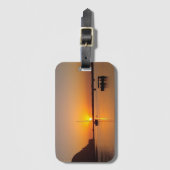 Sunset Morro Bay Sailboot Bagagelabel (Voorkant (verticaal))