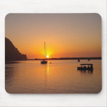 Sunset Morro Bay Sailboot