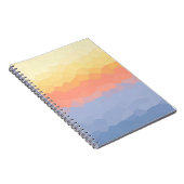 Sunset Mosaic Gradient Abstracte kunst Notitieboek (Rechterzijde)