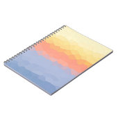 Sunset Mosaic Gradient Abstracte kunst Notitieboek (Linkerzijde)