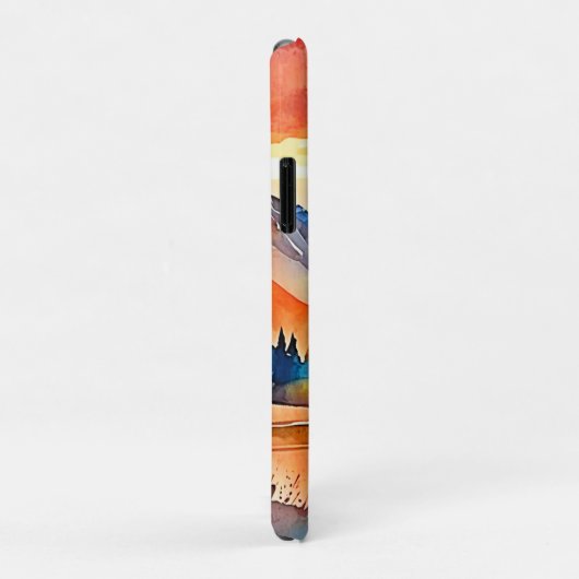 Sunset Mountain Art Design Case-Mate iPhone Case (Achterkant/rechts)