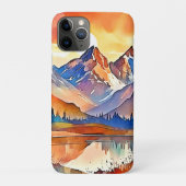 Sunset Mountain Art Design Case-Mate iPhone Case (Achterkant)