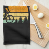 Sunset Mountain Biking Gift For Mountain B Theedoek (Quarter Fold)