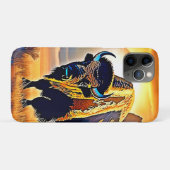 Sunset Mountain Bison Art Design Case-Mate iPhone Case (Achterkant (horizontaal))