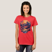 Sunset Mountain Escape Graphic T-Shirt (Voorkant volledig)