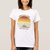 Sunset Mountain Family Reunion Road Trip Vrouwen T-shirt (Voorkant)