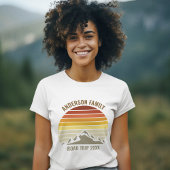 Sunset Mountain Family Reunion Road Trip Vrouwen T-shirt