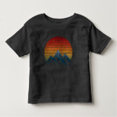 SUNSET MOUNTAIN KINDER SHIRTS (Voorkant)