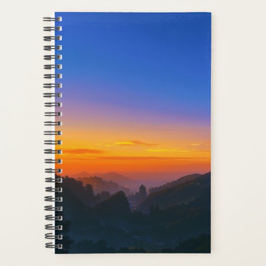 Sunset Mountain Landscape Planner | Schilderachtig (Voorkant)