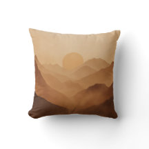Sunset Mountain Layers Kussen