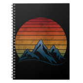 SUNSET  MOUNTAIN NOTITIEBOEK (Voorkant)