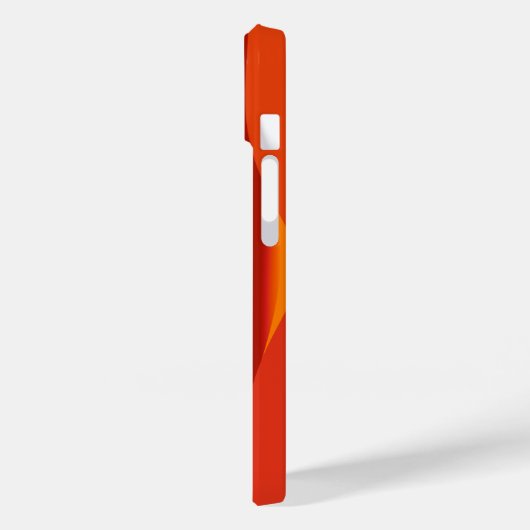 Sunset Mountain Peaks Landschapsillustratie Case-Mate iPhone Case (Achterkant / Links)