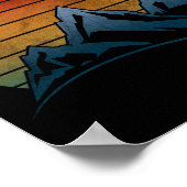 SUNSET  MOUNTAIN POSTER (Hoek)