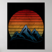 SUNSET  MOUNTAIN POSTER (Voorkant)