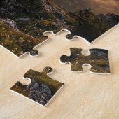 Sunset Mountain Puzzle christian Gift Legpuzzel (Zijkant)