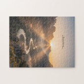 Sunset Mountain Puzzle christian Gift Legpuzzel (Horizontaal)