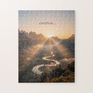 Sunset Mountain Puzzle christian Gift Legpuzzel